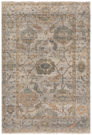 Safavieh Izmir Traditional Hand-knotted Area Rug In Elegant Hues - Luxurious Ghazni Wool For Timeless Style Ivory ,Grey Ghazni Wool Pile Izm183a-6