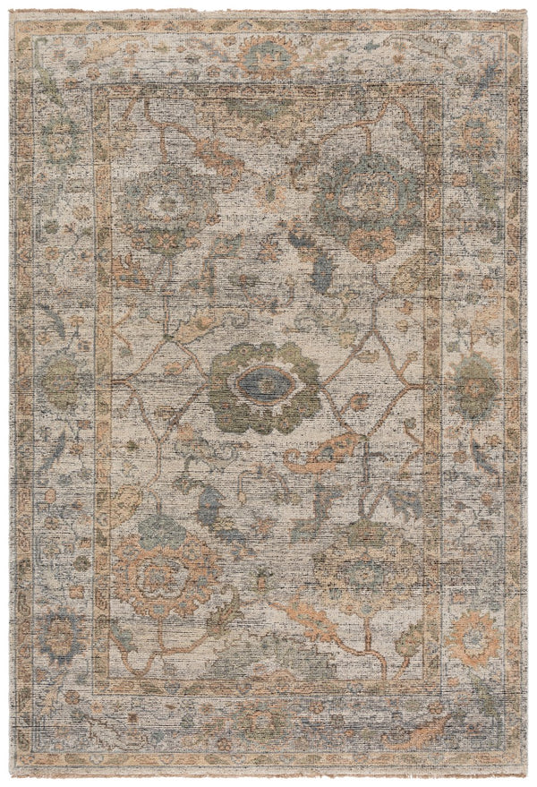 Safavieh Izmir Traditional Hand-knotted Area Rug In Elegant Hues - Luxurious Ghazni Wool For Timeless Style Ivory ,Grey Ghazni Wool Pile Izm183a-6