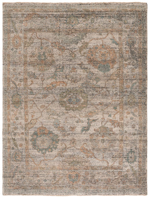 Safavieh Izmir Traditional Hand-knotted Area Rug In Elegant Hues - Luxurious Ghazni Wool For Timeless Style Ivory ,Grey Ghazni Wool Pile Izm183a-8