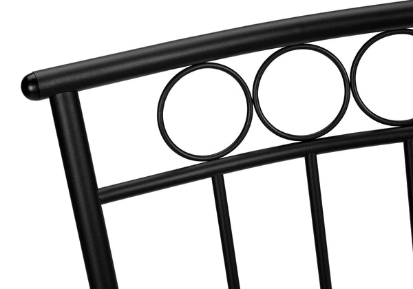 Monarch Specialties Dining Table Set, 5pcs Set, Small, 40" Rectangular, Kitchen, White Marble Look Laminate, Black Metal, Contemporary, Modern White,Black,Grey, Black,Grey Metal,Foam,Mdf,Cotton I 1014