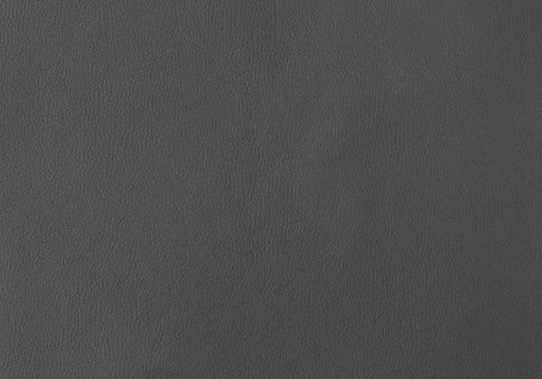 Monarch Specialties Dining Chair, Set Of 2, Side, Upholstered, Kitchen, Dining Room, Grey Leather Look, Chrome Metal, Contemporary, Modern Grey Foam,Metal,Polyurethane,Leather,Look I 1072