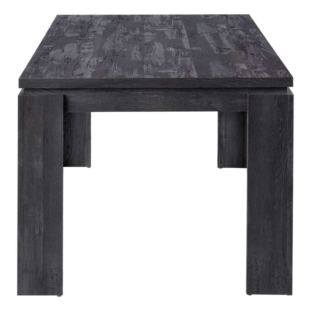 Monarch Specialties Dining Table, 60" Rectangular, Kitchen, Dining Room, Black Laminate, Contemporary, Modern Black Particle Board,Hollow,Core,Laminate,Mdf I 1089