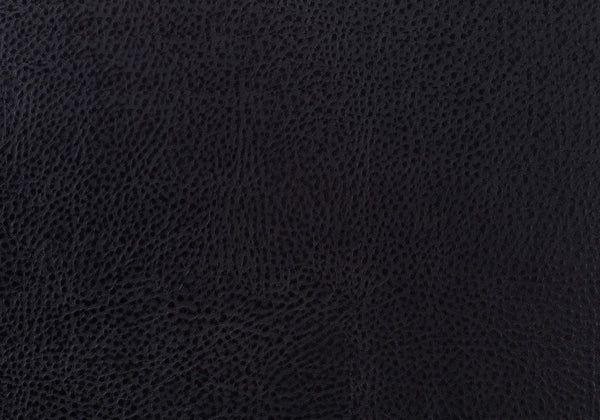 Monarch Specialties Dining Chair, Set Of 2, Side, Upholstered, Kitchen, Dining Room, Black Leather Look, Black Metal, Contemporary, Modern Black Foam,Metal,Leather,Look I 1106