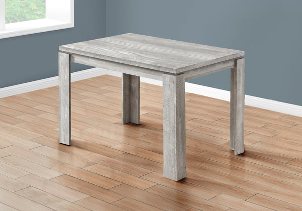 Monarch Specialties Dining Table, 48" Rectangular, Small, Kitchen, Dining Room, Grey Laminate, Contemporary, Modern Grey Particle Board,Hollow,Core,Laminate,Mdf I 1164