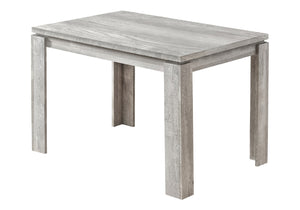 Monarch Specialties Dining Table, 48" Rectangular, Small, Kitchen, Dining Room, Grey Laminate, Contemporary, Modern Grey Particle Board,Hollow,Core,Laminate,Mdf I 1164