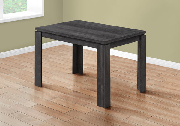 Monarch Specialties Dining Table, 48" Rectangular, Small, Kitchen, Dining Room, Black Laminate, Contemporary, Modern Black Particle Board,Hollow,Core,Laminate,Mdf I 1166
