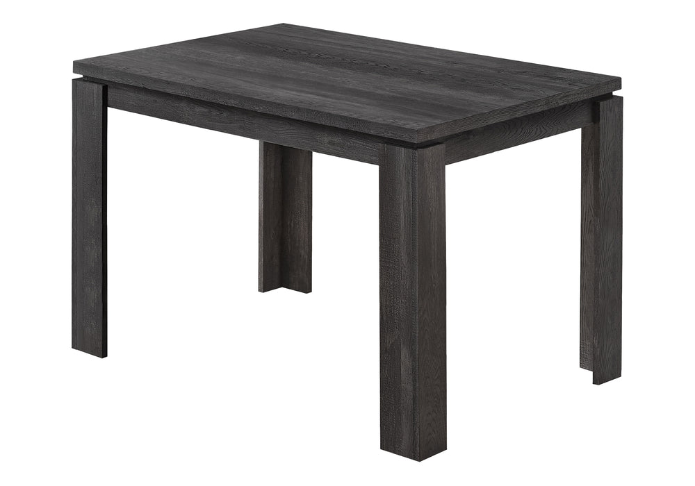 Monarch Specialties Dining Table, 48" Rectangular, Small, Kitchen, Dining Room, Black Laminate, Contemporary, Modern Black Particle Board,Hollow,Core,Laminate,Mdf I 1166