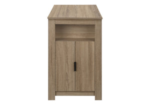 Monarch Specialties Dining Table, 48" Rectangular, Counter Height, Kitchen, Small, Storage, Brown Laminate, Contemporary, Modern Dark Taupe Mdf,Laminate I 1203