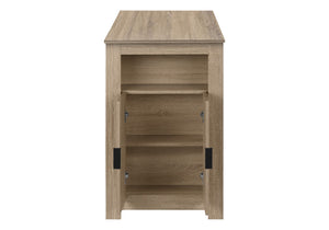 Monarch Specialties Dining Table, 48" Rectangular, Counter Height, Kitchen, Small, Storage, Brown Laminate, Contemporary, Modern Dark Taupe Mdf,Laminate I 1203