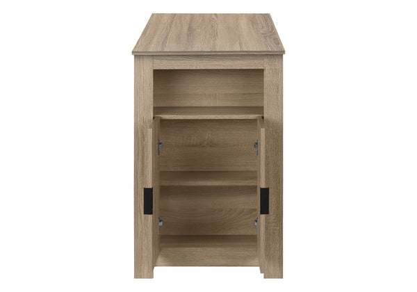 Monarch Specialties Dining Table, 48" Rectangular, Counter Height, Kitchen, Small, Storage, Brown Laminate, Contemporary, Modern Dark Taupe Mdf,Laminate I 1203