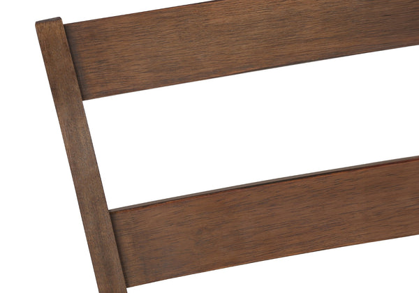 Monarch Specialties Dining Chair, Set Of 2, Side, Upholstered, Kitchen, Dining Room, Brown Fabric, Walnut Wood Legs, Transitional Beige,Walnut, Walnut Foam,Mdf,Polyester I 1313