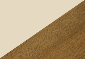 Monarch Specialties Dining Table, 48" Rectangular, Small, Kitchen, Dining Room, Oak And Cream, Wood Legs, Transitional Cream,Oak, Oak Solid Wood,Laminate,Mdf,Veneer I 1328