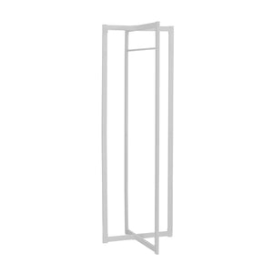 Monarch Specialties Coat Rack, Hall Tree, Free Standing, Hanging Bar, Entryway, 72"H, Bedroom, White Metal, Contemporary, Modern White Metal I 2151