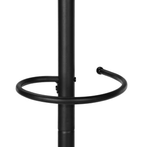 Monarch Specialties Coat Rack, Hall Tree, Free Standing, Hanging Bar, 6 Hooks, Entryway, 68"H, Bedroom, Black Metal, Contemporary, Modern Black Metal I 2162