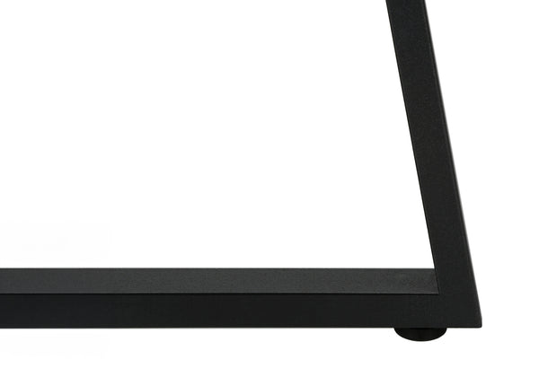 Monarch Specialties Accent Table, Side, Round, End, Nightstand, Lamp, Living Room, Bedroom, Grey Laminate, Black Metal, Contemporary, Modern Grey,Black, Black Metal,Particle Board I 2176