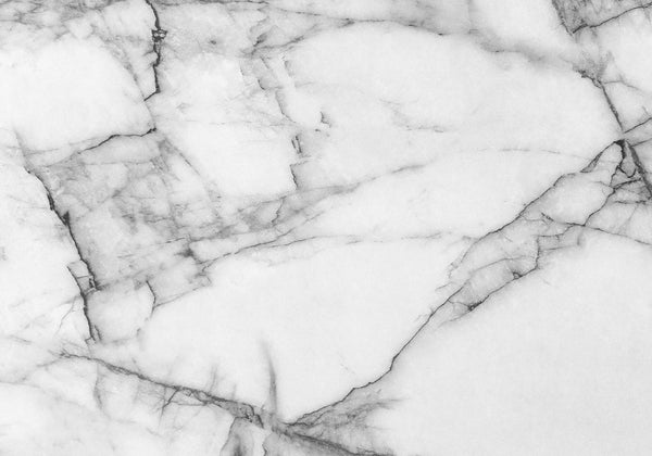 Monarch Specialties Accent Table, Side, Round, End, Nightstand, Lamp, Living Room, Bedroom, White Marble Look Laminate, Black Metal, Contemporary, Modern White,Black, Black Metal,Particle Board I 2178