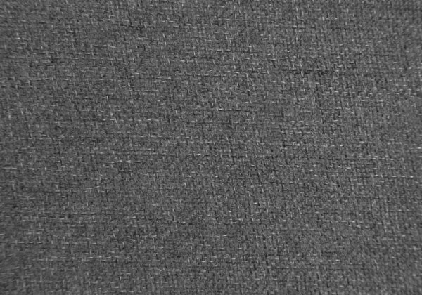 Monarch Specialties Barstool, Set Of 2, Swivel, Bar Height, White Metal, Grey Fabric, Contemporary, Modern White,Grey, Grey Metal,Foam,Particle Board,Cotton I 2397