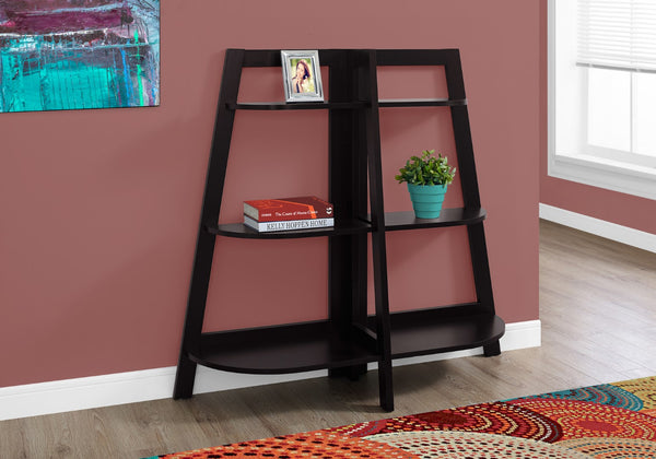 Monarch Specialties Bookshelf, Bookcase, Etagere, 3 Tier, 48"H, Office, Bedroom, Brown Laminate, Contemporary, Modern Espresso Particle Board,Laminate,Mdf I 2426
