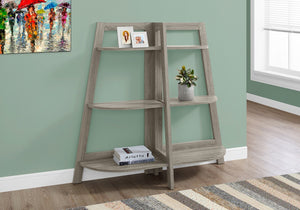 Monarch Specialties Bookshelf, Bookcase, Etagere, 3 Tier, 48"H, Office, Bedroom, Brown Laminate, Contemporary, Modern Dark Taupe Particle Board,Laminate,Mdf I 2428