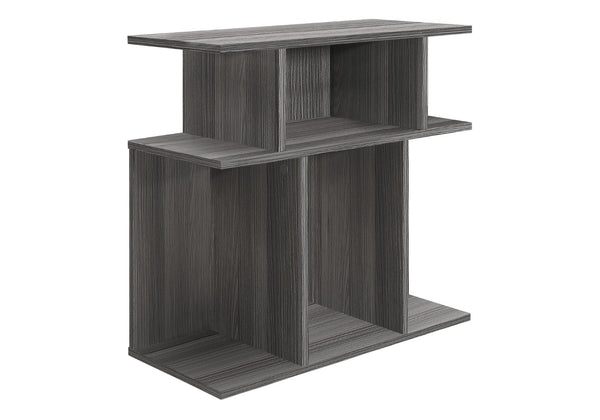 Monarch Specialties Accent Table, Side, End, Nightstand, Lamp, Living Room, Bedroom, Grey Laminate, Contemporary, Modern Grey Particle Board,Laminate I 2481