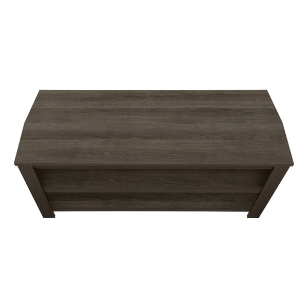 Monarch Specialties Tv Stand, 42 Inch, Console, Media Entertainment Center, Storage Shelves, Living Room, Bedroom, Brown Laminate, Contemporary, Modern Oak Particle Board,Laminate I 2514