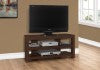 Monarch Specialties Tv Stand, 42 Inch, Console, Media Entertainment Center, Storage Shelves, Living Room, Bedroom, Brown Laminate, Contemporary, Modern Cherry Particle Board,Laminate I 2554