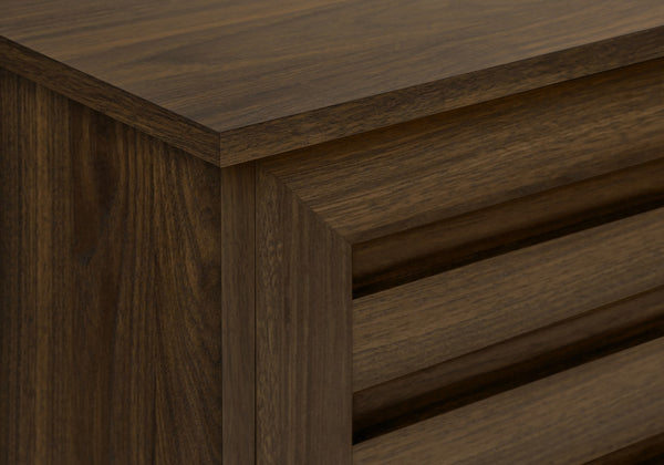 Monarch Specialties Tv Stand, 72 Inch, Console, Media Entertainment Center, Storage Cabinet, Living Room, Bedroom, Brown Laminate, Black Wood Legs, Transitional Brown,Black, Black Particle Board,Mdf,Solid Wood I 2717