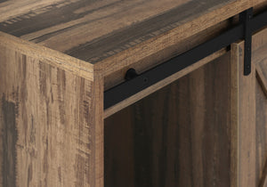 Monarch Specialties Tv Stand, 60 Inch, Console, Media Entertainment Center, Storage Cabinet, Living Room, Bedroom, Brown Laminate, Transitional Brown Particle Board,Metal I 2748