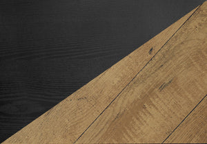 Monarch Specialties Tv Stand, 72 Inch, Console, Media Entertainment Center, Storage Cabinet, Living Room, Bedroom, Brown And Black Laminate, Black Metal, Contemporary, Modern Black Particle Board,Mdf,Metal I 2752