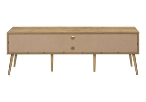 Monarch Specialties Tv Stand, 72 Inch, Media Entertainment Center, Storage Cabinet, Console, Storage Shelves, Bedroom, Living Room, Walnut Laminate, Contemporary, Modern Walnut Particle Board,Solid Wood I 2784