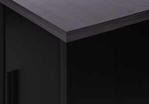 Monarch Specialties Tv Stand, 48 Inch, Console, Media Entertainment Center, Storage Cabinet, Drawers, Living Room, Bedroom, Black And Grey Laminate, Contemporary, Modern Black,Grey, Grey Particle Board,Hollow,Core,Laminate,Mdf I 2801