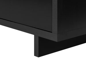 Monarch Specialties Tv Stand, 48 Inch, Console, Media Entertainment Center, Storage Cabinet, Drawers, Living Room, Bedroom, Black And Grey Laminate, Contemporary, Modern Black,Grey, Grey Particle Board,Hollow,Core,Laminate,Mdf I 2801