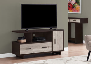 Monarch Specialties Tv Stand, 48 Inch, Console, Media Entertainment Center, Storage Cabinet, Drawers, Living Room, Bedroom, Brown Laminate, Contemporary, Modern Espresso,Taupe, Taupe Particle Board,Hollow,Core,Laminate,Mdf I 2805