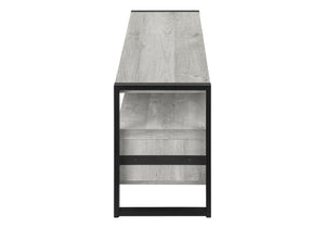 Monarch Specialties Tv Stand, 60 Inch, Console, Media Entertainment Center, Storage Drawers, Living Room, Bedroom, Grey Laminate, Black Metal, Contemporary, Modern Grey,Black, Black Particle Board,Hollow,Core,Laminate,Mdf,Metal I 2821