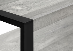 Monarch Specialties Tv Stand, 60 Inch, Console, Media Entertainment Center, Storage Drawers, Living Room, Bedroom, Grey Laminate, Black Metal, Contemporary, Modern Grey,Black, Black Particle Board,Hollow,Core,Laminate,Mdf,Metal I 2821