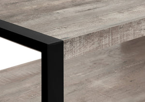 Monarch Specialties Tv Stand, 60 Inch, Console, Media Entertainment Center, Storage Drawers, Living Room, Bedroom, Beige Laminate, Black Metal, Contemporary, Modern Taupe,Black, Black Particle Board,Hollow,Core,Laminate,Mdf,Metal I 2822