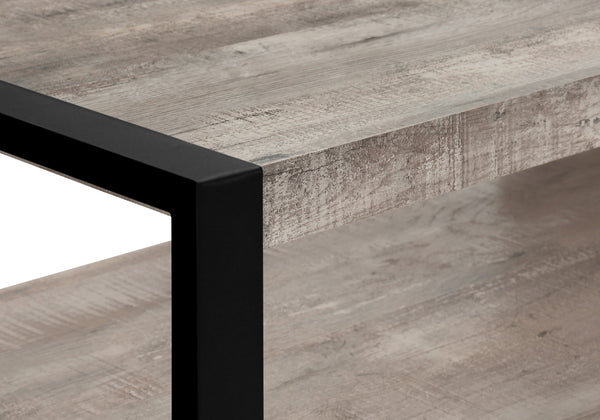 Monarch Specialties Tv Stand, 60 Inch, Console, Media Entertainment Center, Storage Drawers, Living Room, Bedroom, Beige Laminate, Black Metal, Contemporary, Modern Taupe,Black, Black Particle Board,Hollow,Core,Laminate,Mdf,Metal I 2822