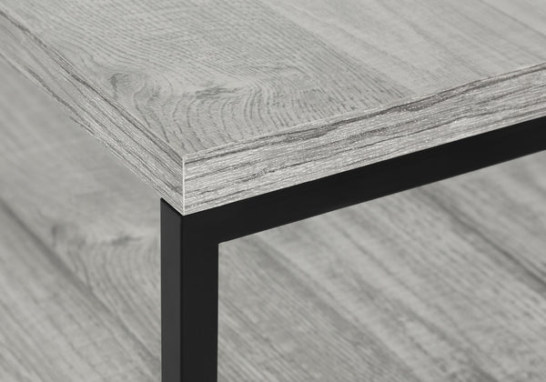 Monarch Specialties Tv Stand, 48 Inch, Console, Media Entertainment Center, Storage Drawers, Living Room, Bedroom, Grey Laminate, Black Metal, Contemporary, Modern Grey,Black, Black Particle Board,Metal I 2871