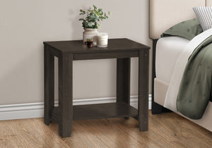 Monarch Specialties Accent Table, Side, End, Nightstand, Lamp, Living Room, Bedroom, Contemporary, Modern Oak Particle Board,Laminate I 3388
