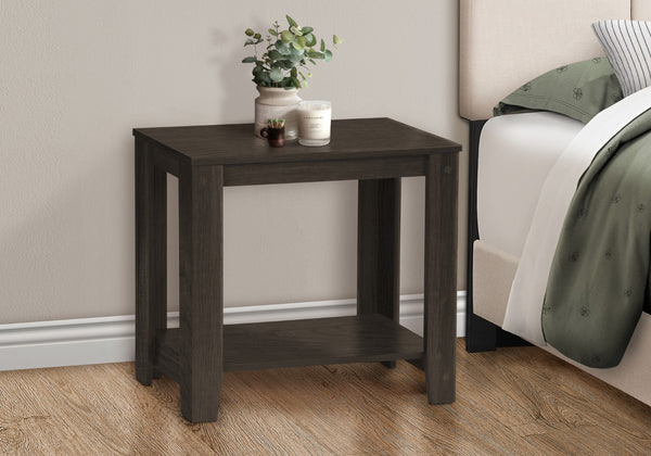 Monarch Specialties Accent Table, Side, End, Nightstand, Lamp, Living Room, Bedroom, Contemporary, Modern Oak Particle Board,Laminate I 3388
