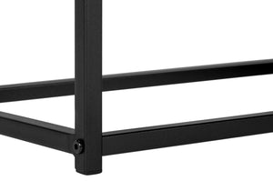 Monarch Specialties Accent Table, Side, End, Nightstand, Lamp, Living Room, Bedroom, Brown Laminate, Black Metal, Contemporary, Modern Dark Taupe,Black, Black Mdf,Laminate,Metal I 3507