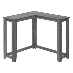 Monarch Specialties Accent Table, Console, Entryway, Narrow, Corner, Living Room, Bedroom, Grey Laminate, Contemporary, Modern Grey Particle Board,Laminate I 3658