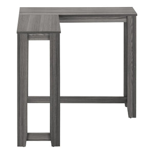 Monarch Specialties Accent Table, Console, Entryway, Narrow, Corner, Living Room, Bedroom, Grey Laminate, Contemporary, Modern Grey Particle Board,Laminate I 3658