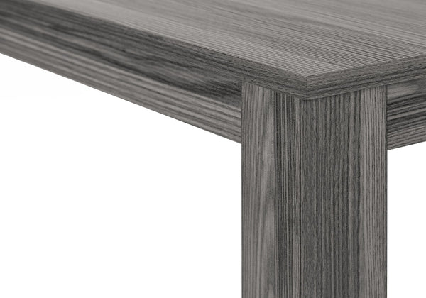 Monarch Specialties Accent Table, Console, Entryway, Narrow, Corner, Living Room, Bedroom, Grey Laminate, Contemporary, Modern Grey Particle Board,Laminate I 3658