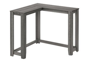 Monarch Specialties Accent Table, Console, Entryway, Narrow, Corner, Living Room, Bedroom, Grey Laminate, Contemporary, Modern Grey Particle Board,Laminate I 3658