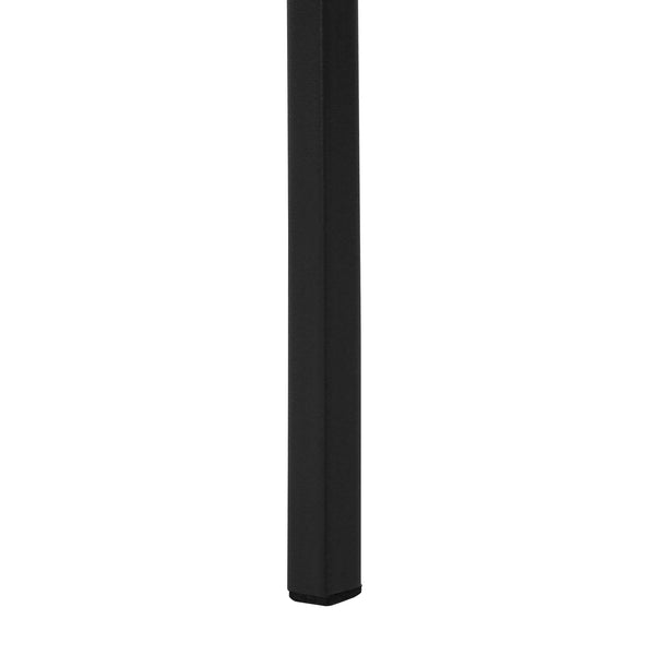 Monarch Specialties Bookshelf, Bookcase, Etagere, Ladder, 5 Tier, 72"H, Office, Bedroom, Black Marble Look Laminate, Black Metal, Contemporary, Modern Black Metal,Particle Board I 3684