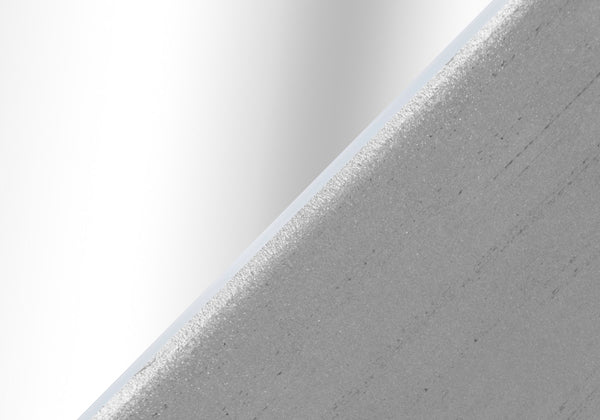 Monarch Specialties Accent Table, Side, End, Nightstand, Lamp, Living Room, Bedroom, Clear Mirror, Grey, Transitional Silver Mdf I 3726