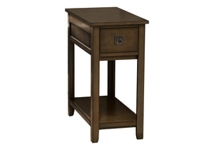 Monarch Specialties Accent Table, End, Side Table, Nightstand, Bedroom, Narrow, Storage Drawer, Brown Veneer, Transitional Espresso Mdf,Solid Wood,Veneer I 3953