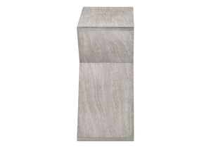 Monarch Specialties Accent Table, Side, End, Nightstand, Narrow, Small, Bedroom, Living Room, Lamp, Grey Veneer, Contemporary Washed Grey Mdf,Solid Wood,Veneer I 3980