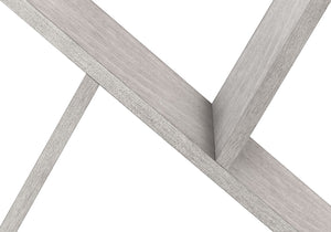 Monarch Specialties Accent Table, Side, End, Nightstand, Narrow, Small, Bedroom, Living Room, Lamp, Grey Veneer, Contemporary Washed Grey Mdf,Solid Wood,Veneer I 3980